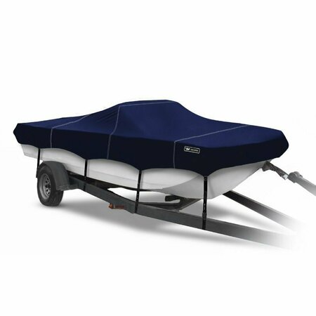 EEVELLE Boat Cover TRI HULL RUNABOUT Inboard 16ft 6in L 80in W Navy SFTR1680-NVY